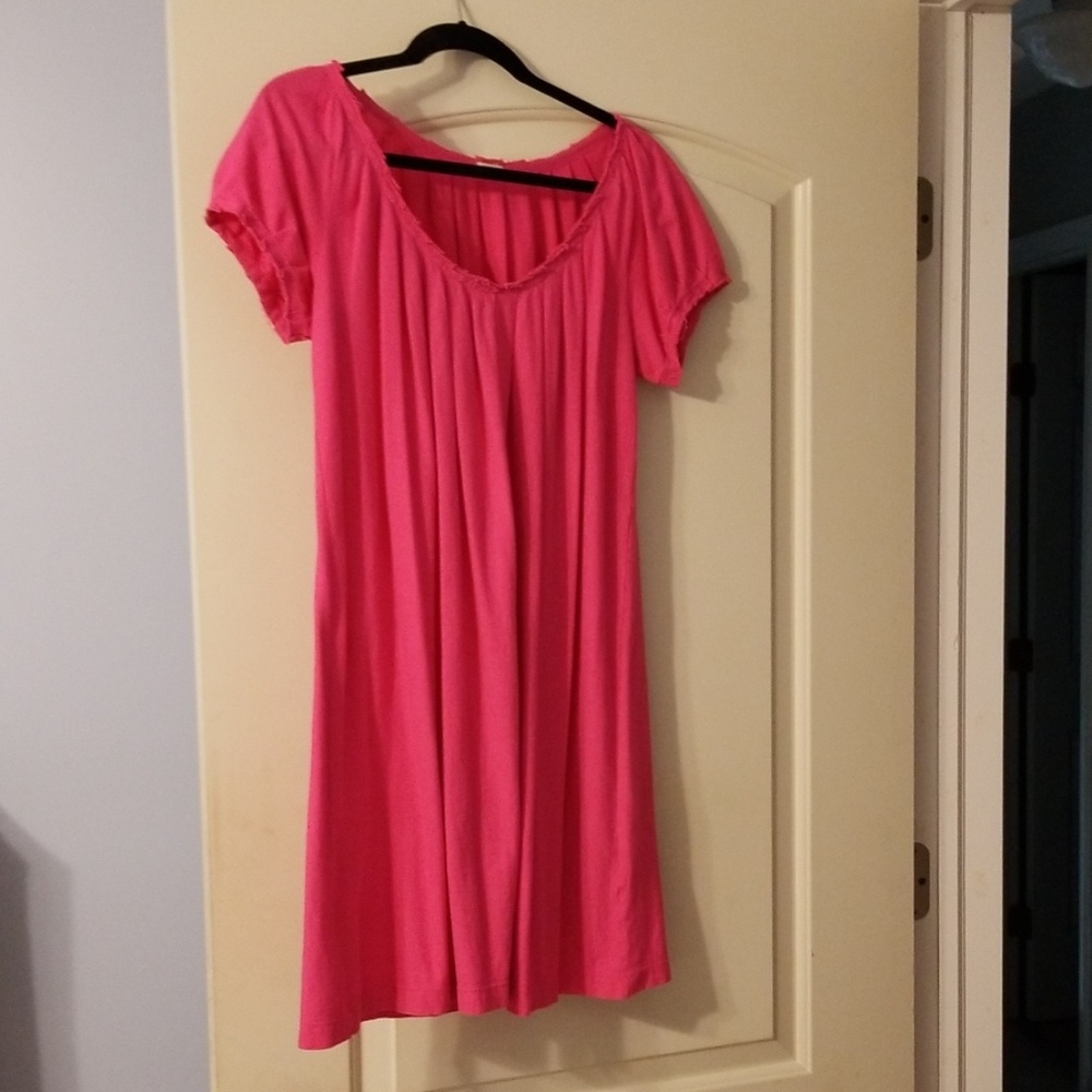 Short sleeve pink J.Crew dress